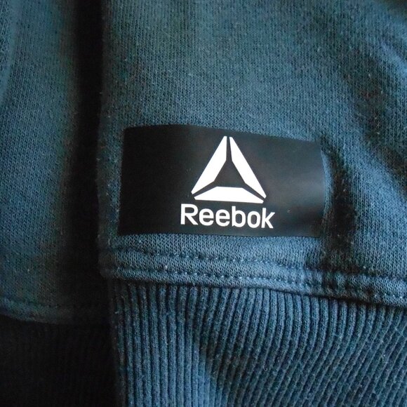 Men's Reebok Navy Blue Pullover Crew Neck Sweatshirt-Size Large-Well Loved - Picture 4 of 5